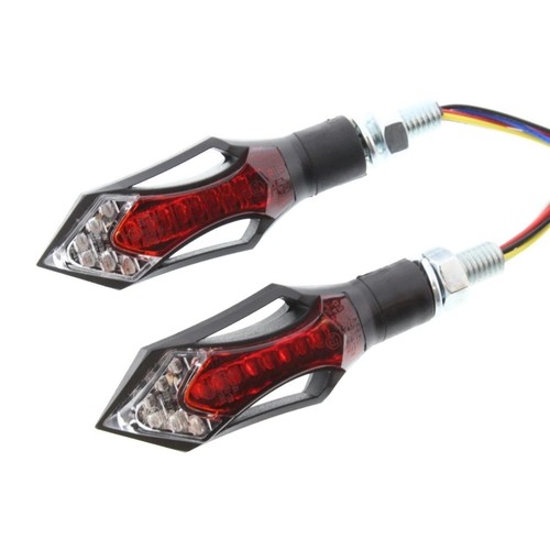 Led rücklicht blinker schwarz - led,