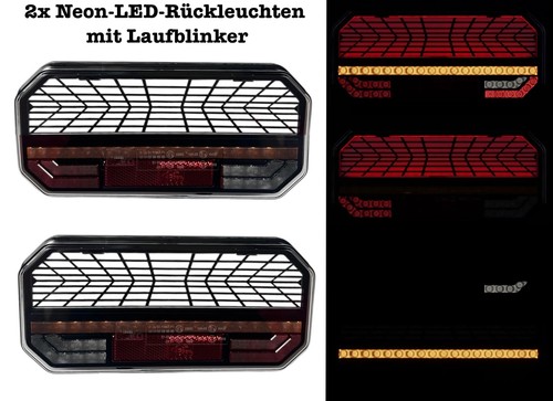 Led neon rückleuchten - led,