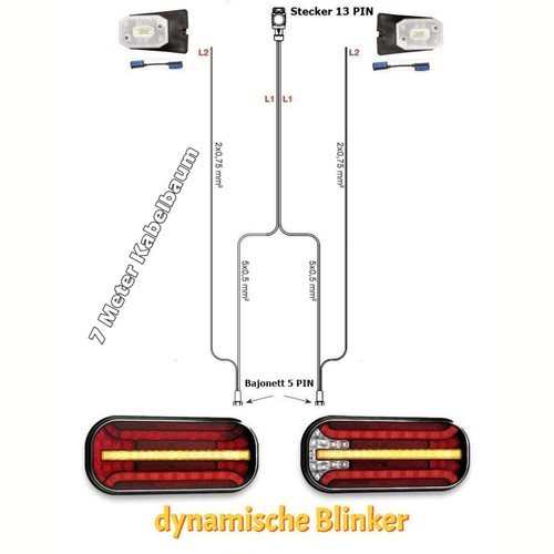 Led rückleuchten set - rückleuchten,